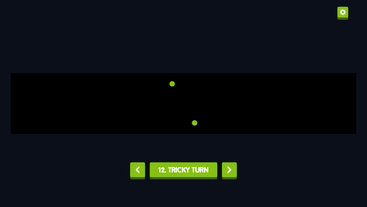 Mini Games Game 12 Tricky Turn Screenshot.