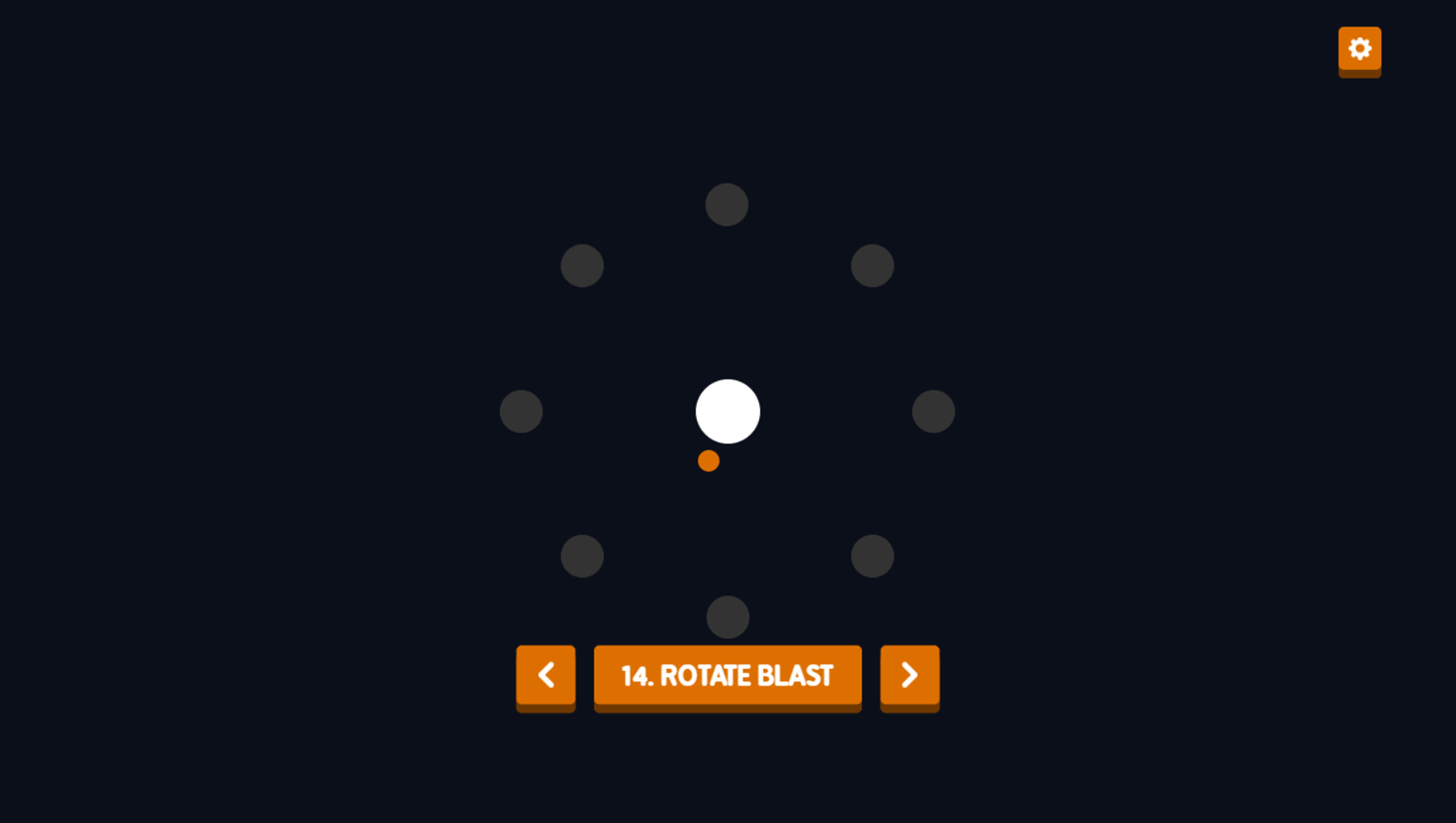 Mini Games Game 14 Rotate Blast Screenshot.