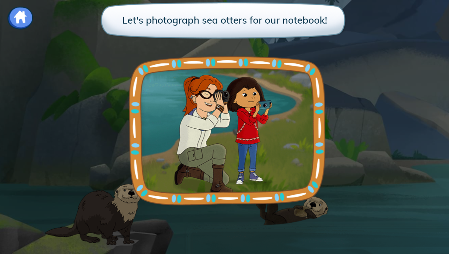 Molly of Denali Alaskan Adventure Game Instruction Screenshot.