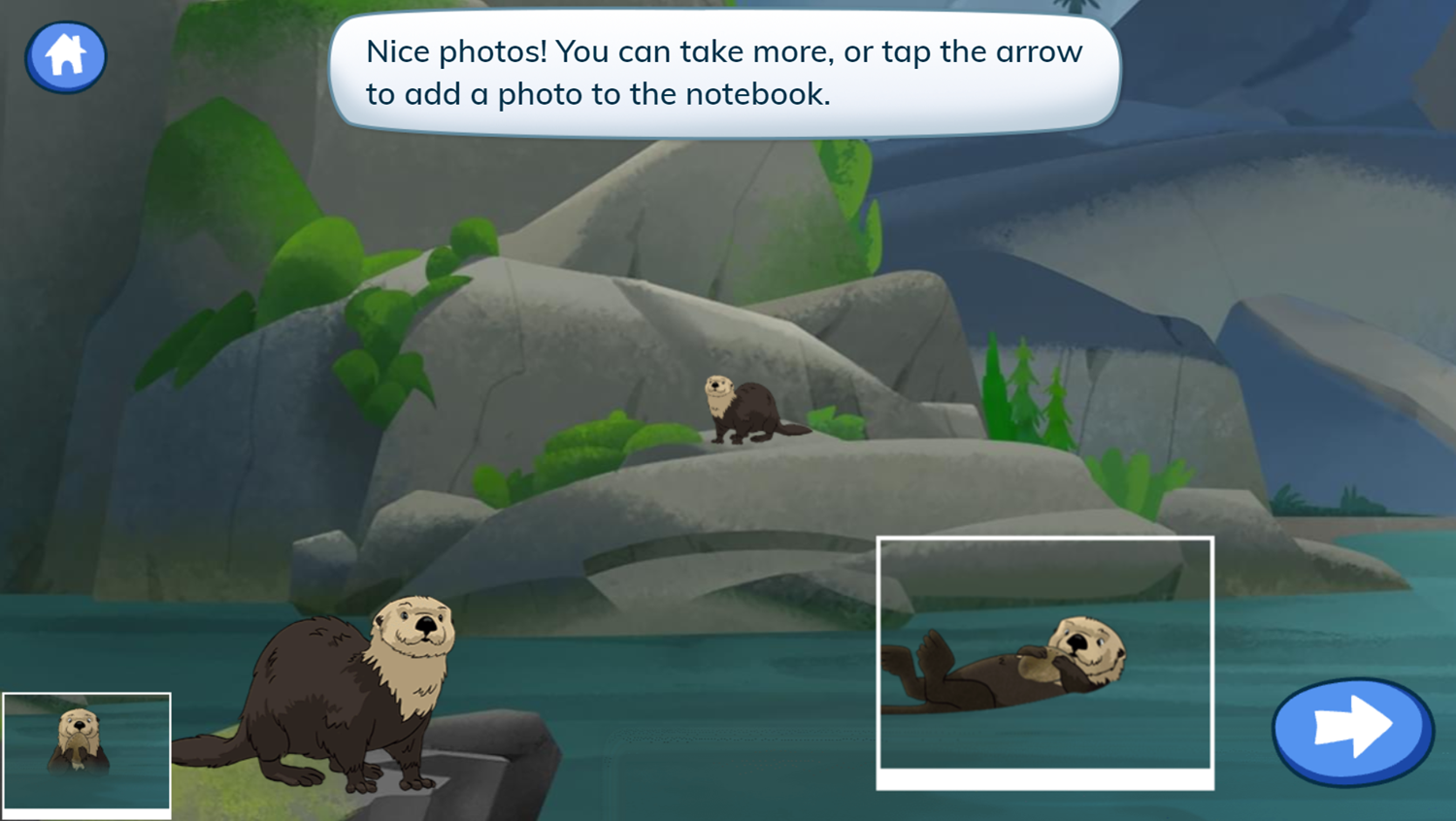 Molly of Denali Alaskan Adventure Game Take Photo Screenshot.