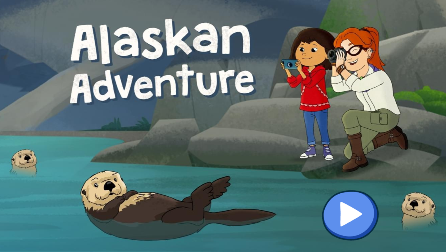 Molly of Denali Alaskan Adventure Game Welcome Screen Screenshot.