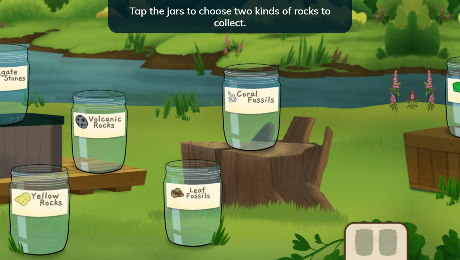 Molly of Denali Canoe Quest Game Select Jars Screenshot.