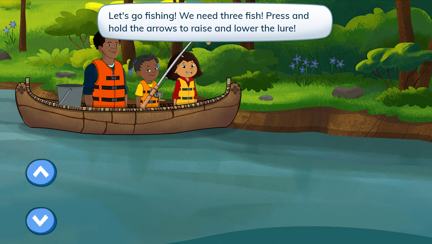 Molly of Denali Fish Camp Game How To Play Screenshot.