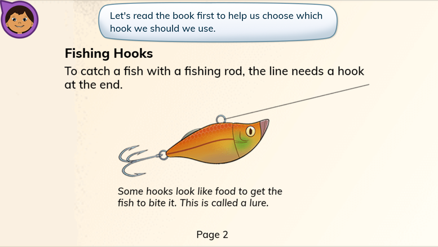 Molly of Denali Fish Camp Game Read Book Screenshot.