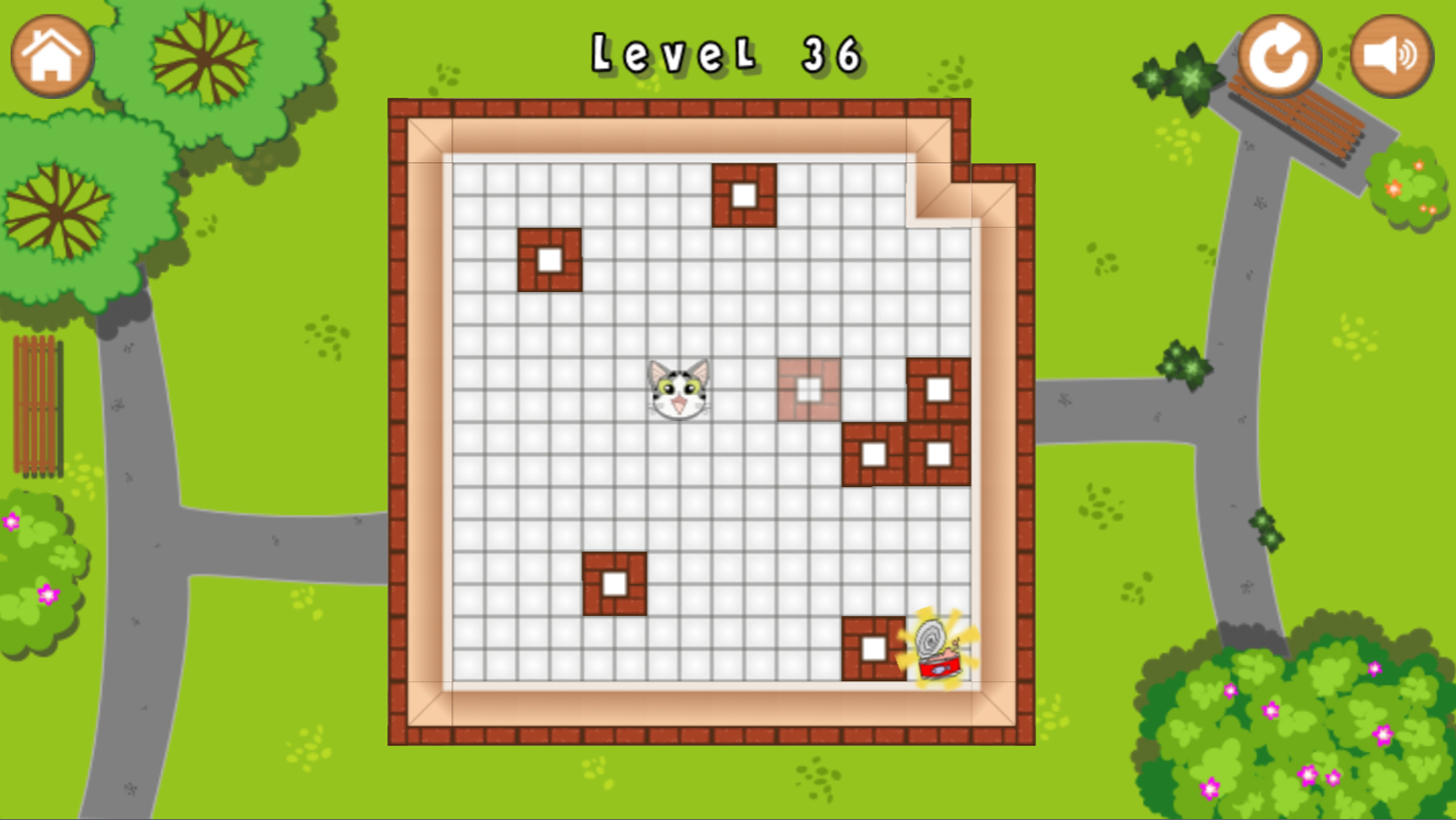 Molly The Cat Game Final Level Screenshot.