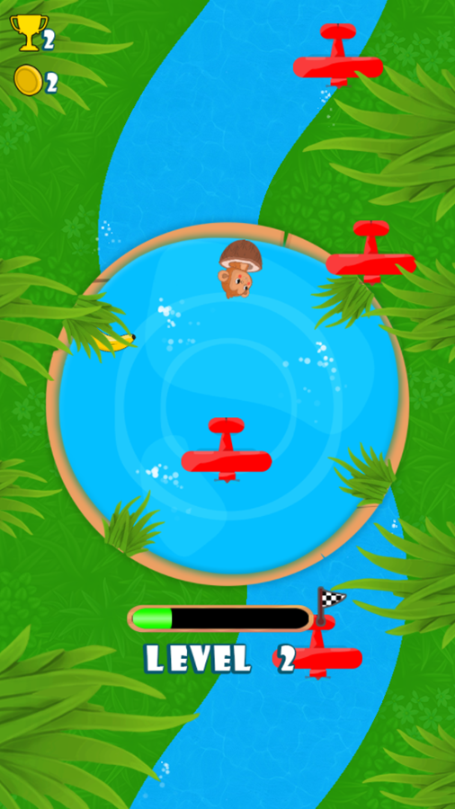 Monkey Go Game Play Screenshot.