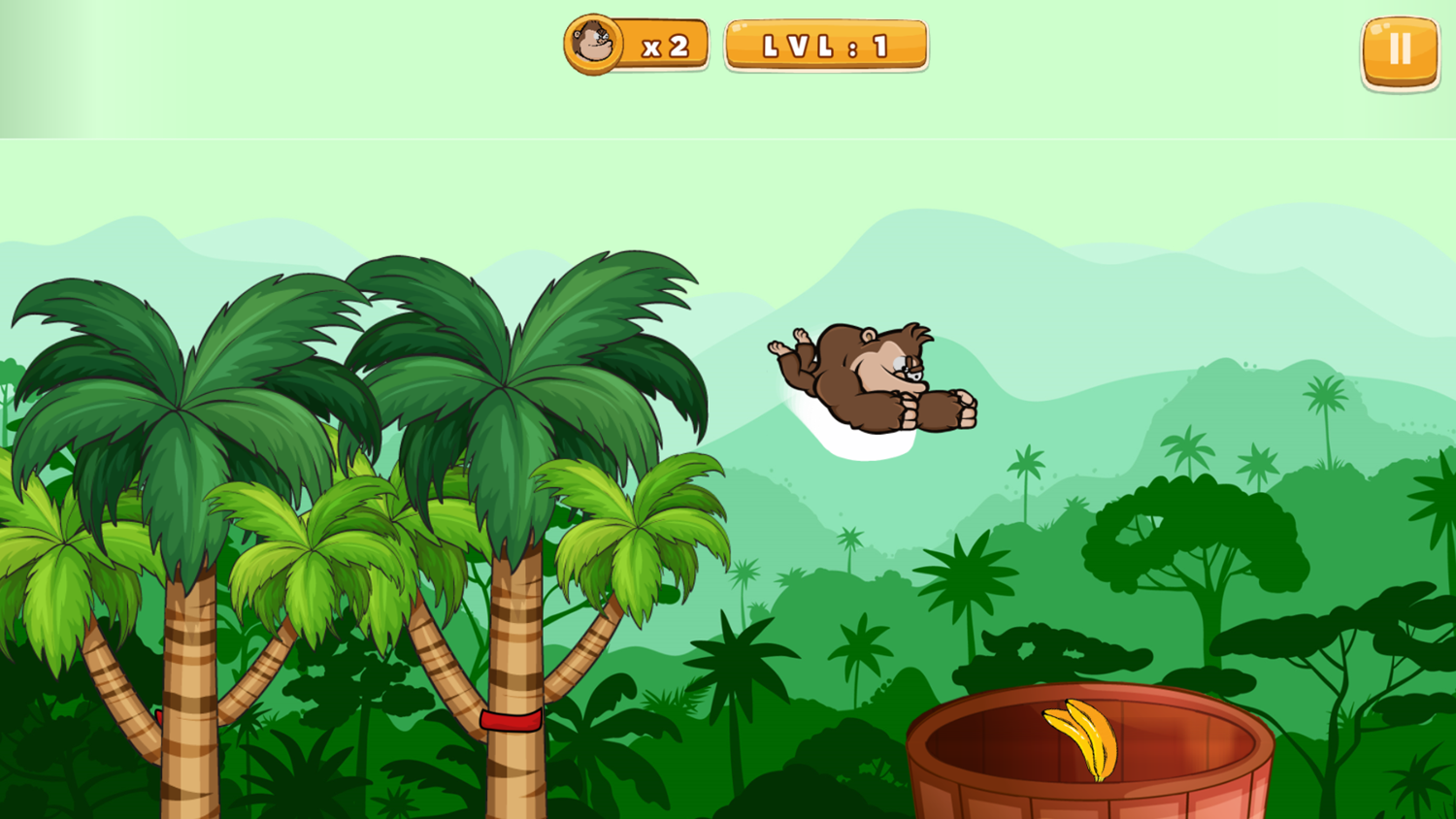 Monkey King Game Level Play Screenshot.