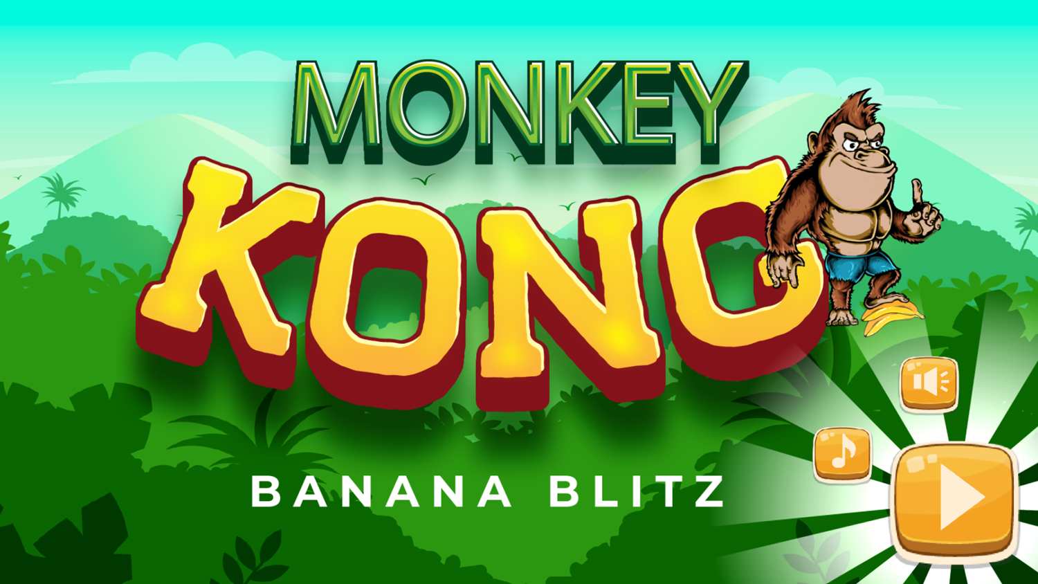 Monkey King Game Welcome Screen Screenshot.