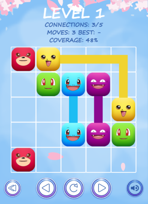 Monster Go Game Level Play Screenshot.