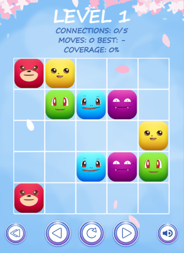 Monster Go Game Level Start Screenshot.