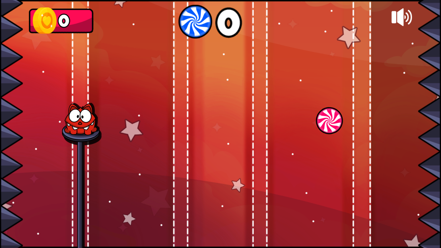 Monster Rush Game Start Screenshot.