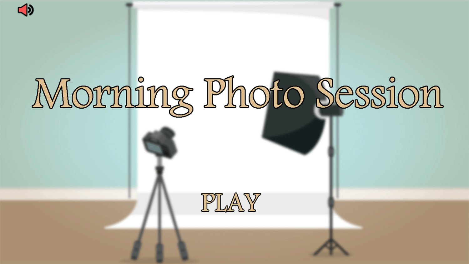 Morning Photo Session Game Welcome Screen Screenshot.