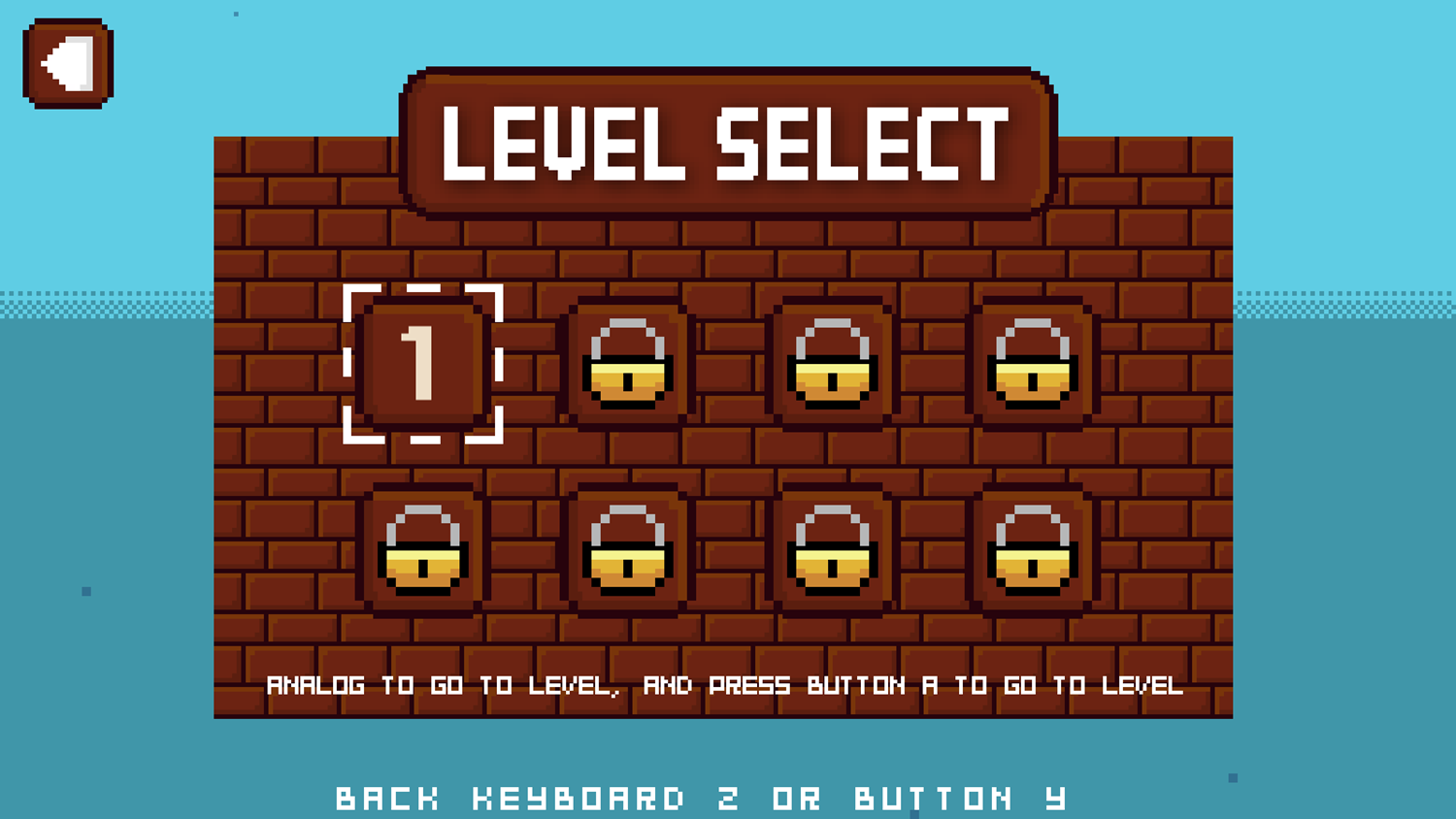 Mouse Platform Escapes Game Level Select Screenshot.