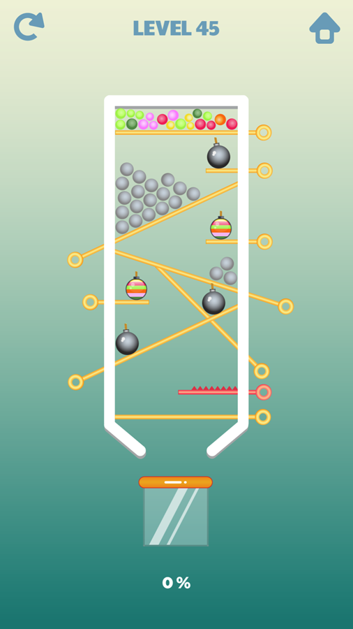 Move the Pin 2 Game Final Level Screenshot.