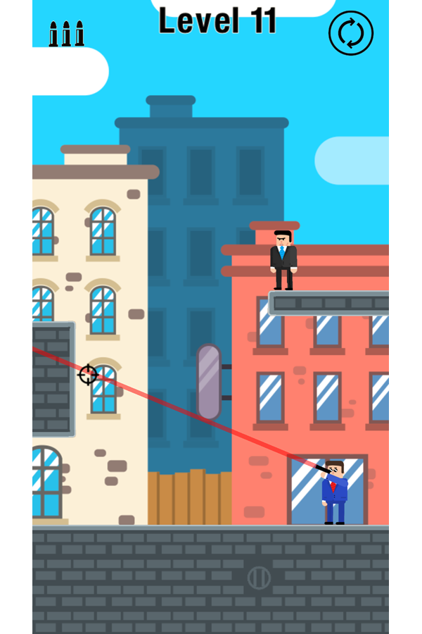 Mr Bullet Game Screenshot.