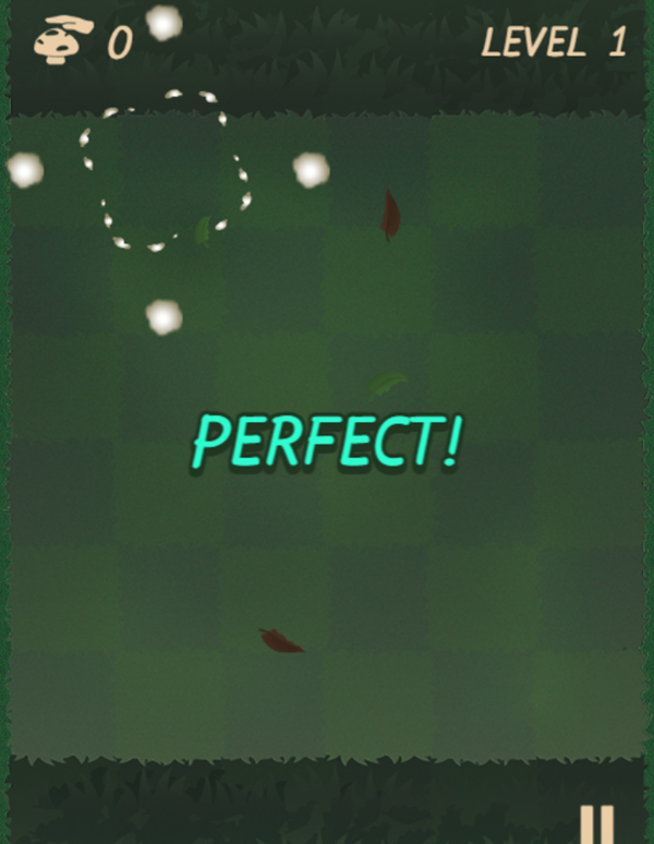 Mushroom Pop Game Level Play Screenshot.