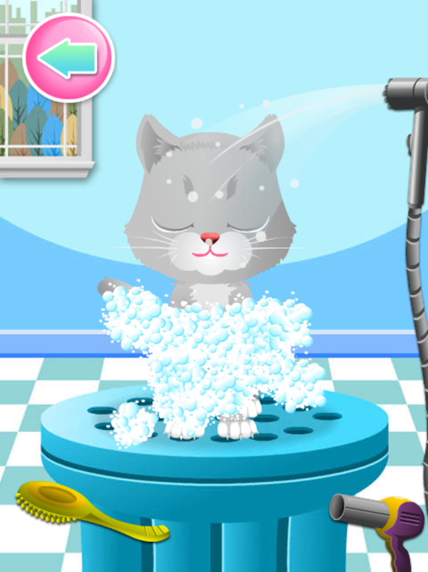 My Pet Spa Game Bathe Pet Screenshot.