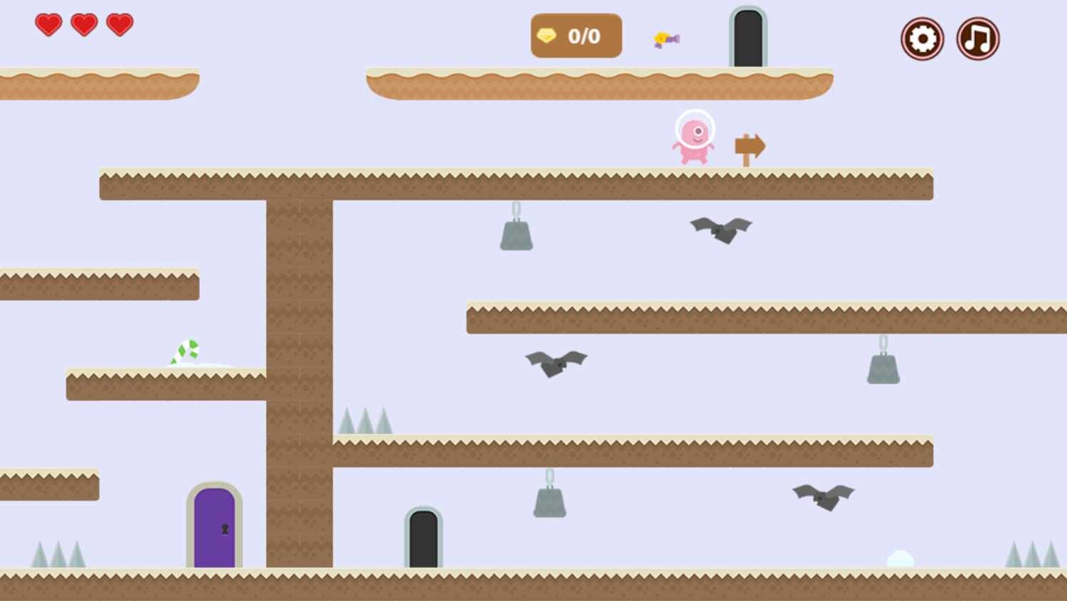My Sweet Adventure Game Final Level Screenshot.
