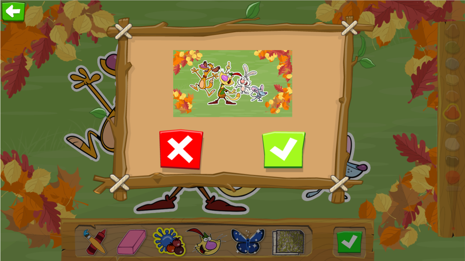 Nature Cat Nature Art Box Game Save To Gallery Screenshot.