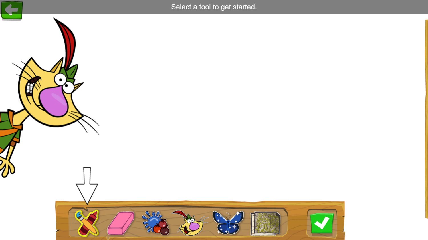 Nature Cat Nature Art Box Game Select Art Tool Screenshot.