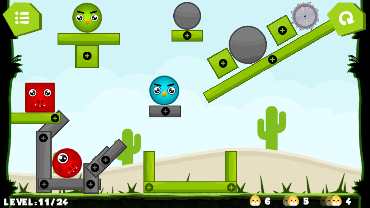 Nest Game Level Progress Screenshot.