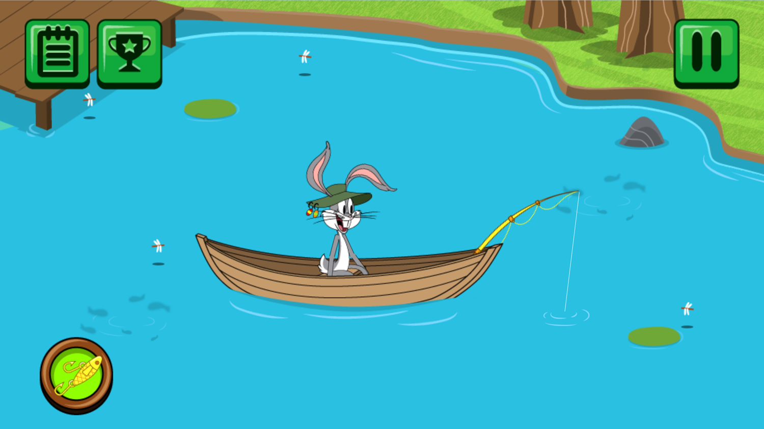 New Looney Tunes Gone Fishin Game Screenshot.