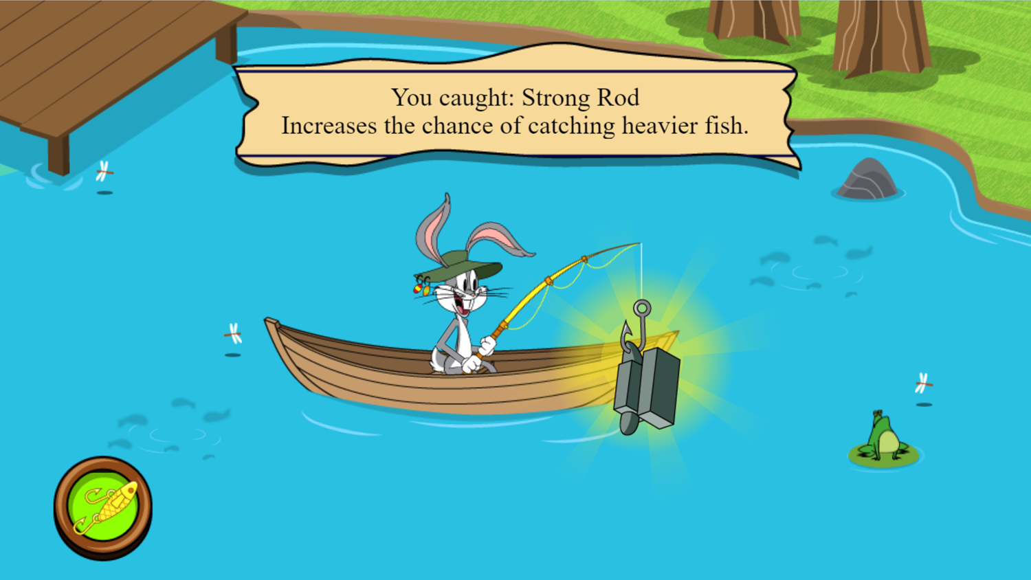New Looney Tunes Gone Fishin Game Power Up Screenshot.