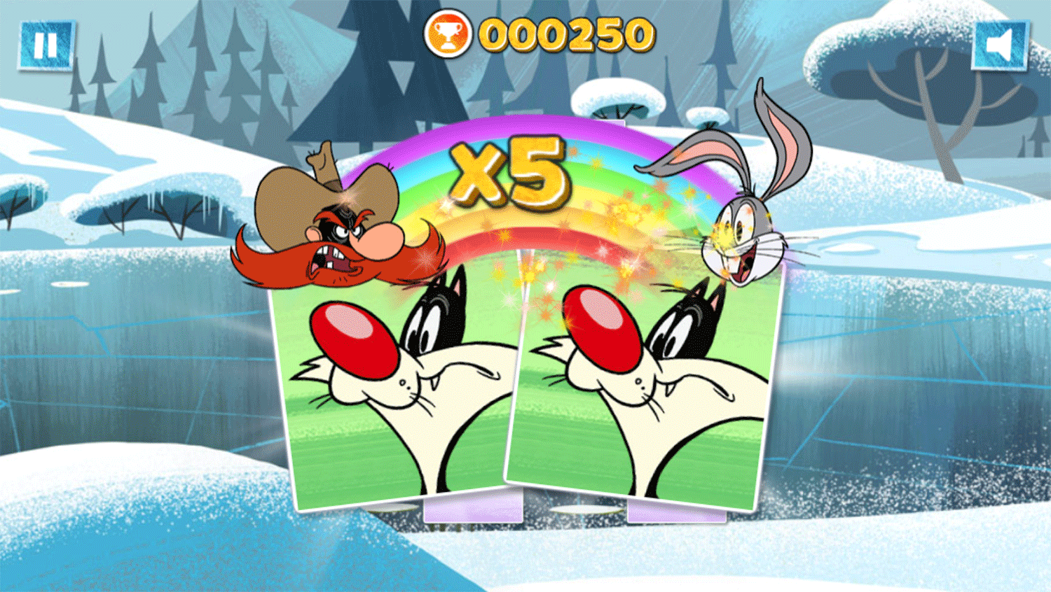 New Looney Tunes Match Up Game Screenshot.