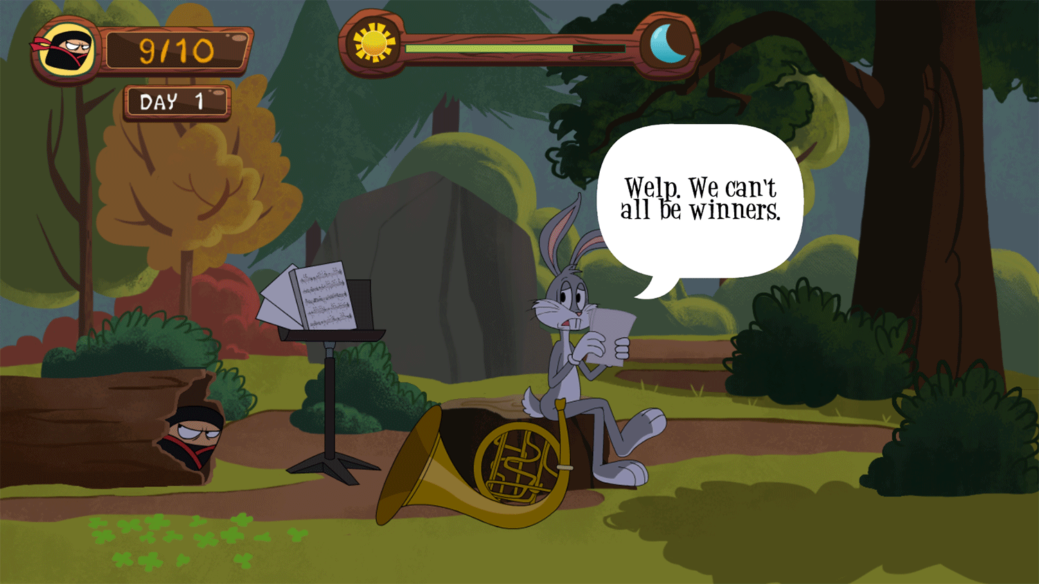 New Looney Tunes Nimble Ninjas Game Screenshot.