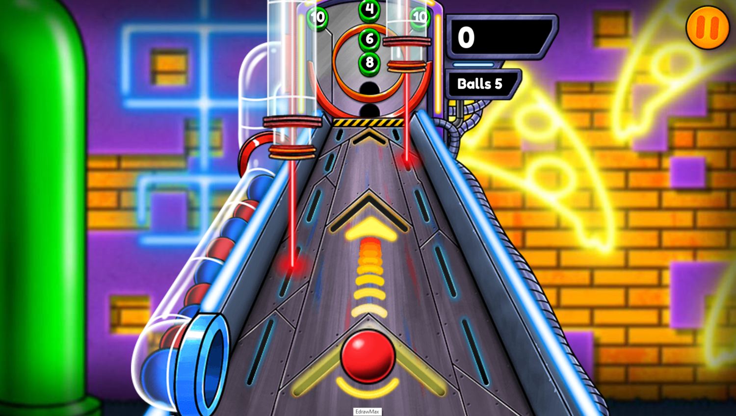 Nick Arcade Game Stage Select Skeeball Screenshot.