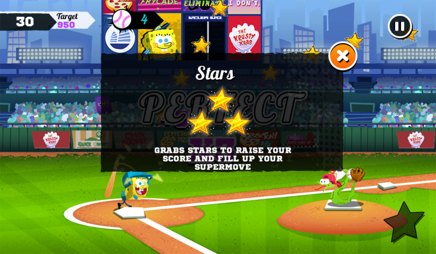 Nick Baseball Stars Play Tips Screenshot.