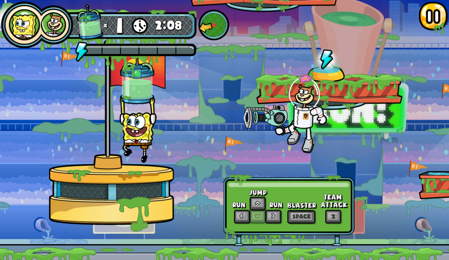 Nick Capture the Slime Game Get Points Screenshot.