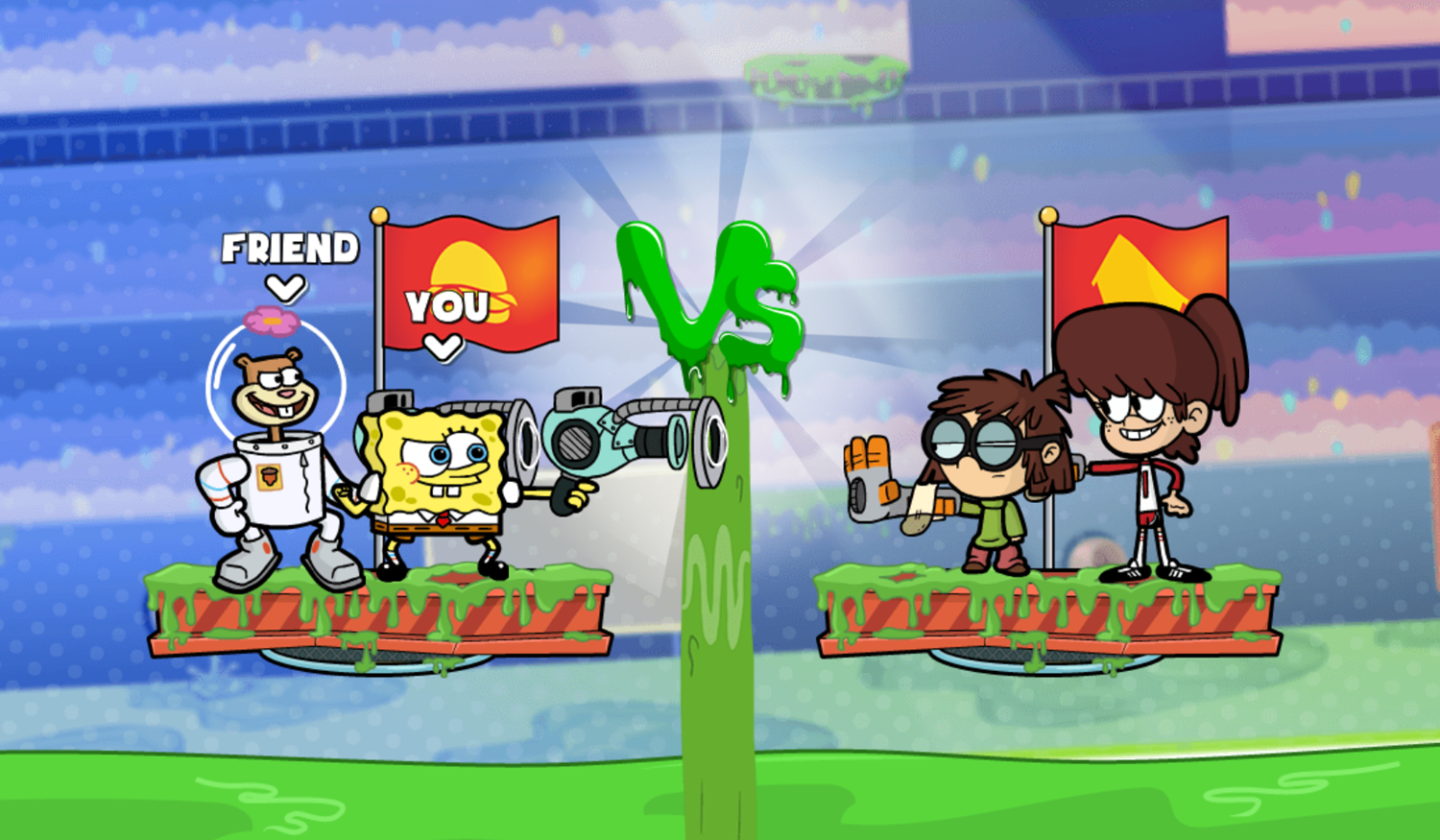 Nick Capture the Slime Game Versus Screenshot.