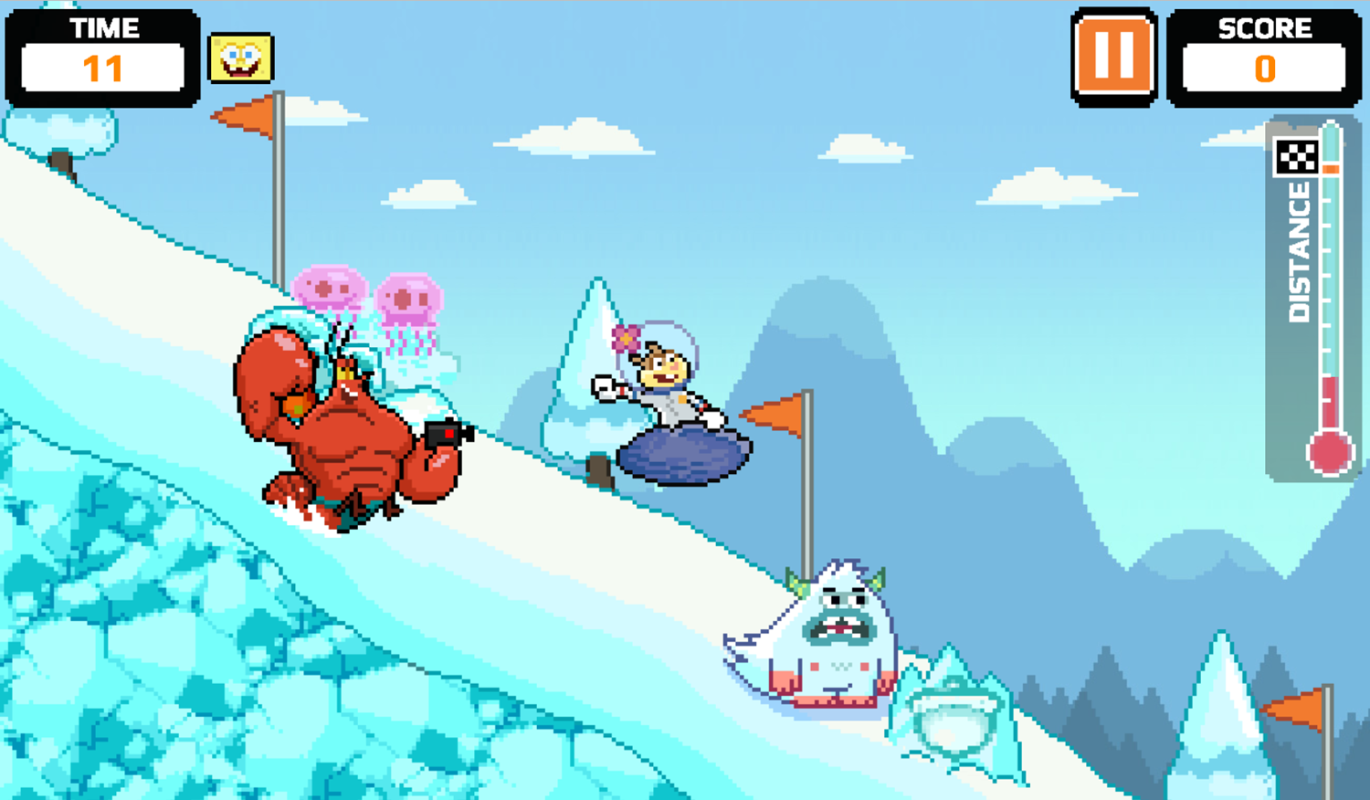 Nick Champions of the Chill 2 Game High Kickin Shreddin Gameplay Screenshot.