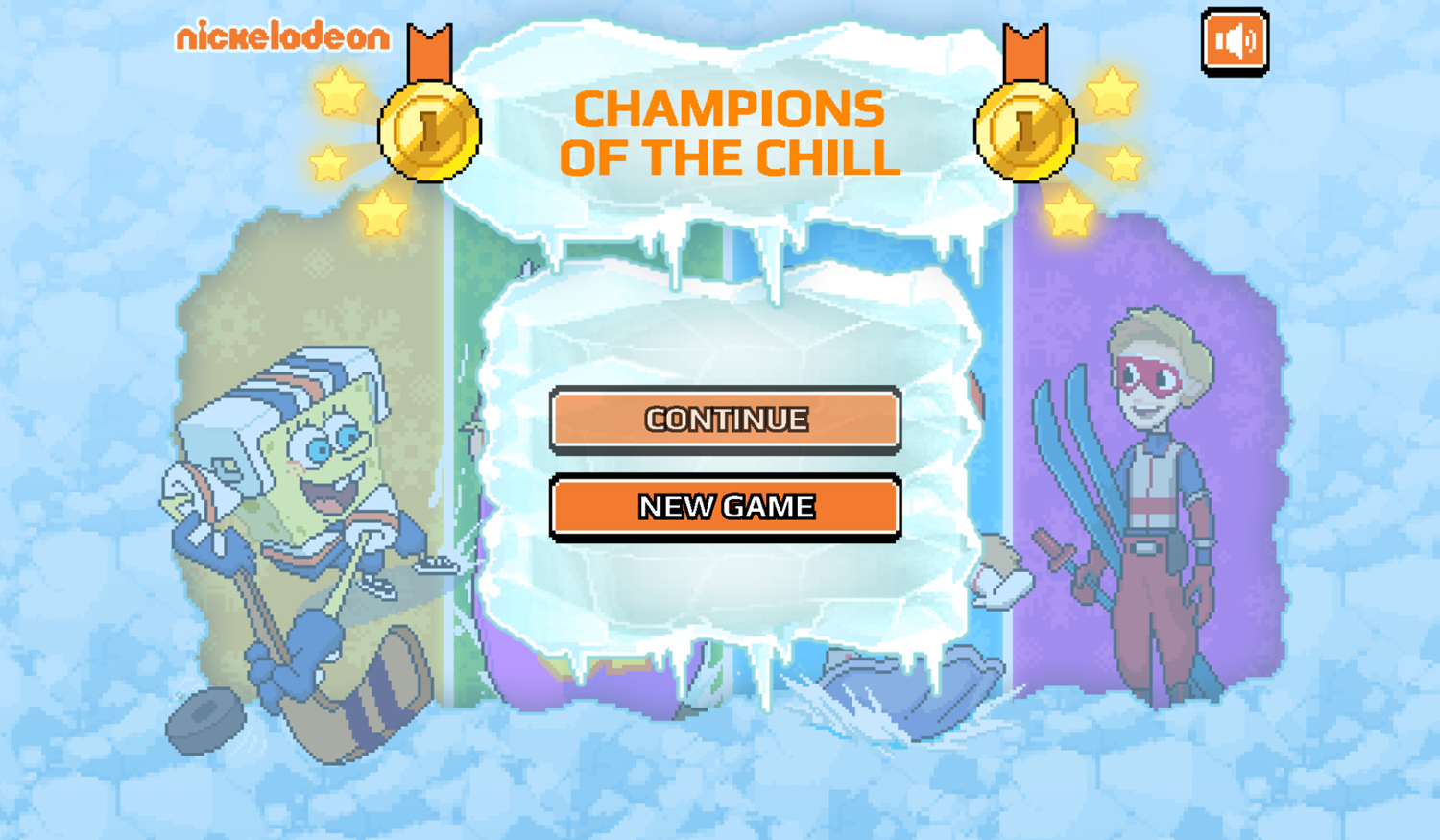 Nick Champions of the Chill 2 New Game Screenshot.
