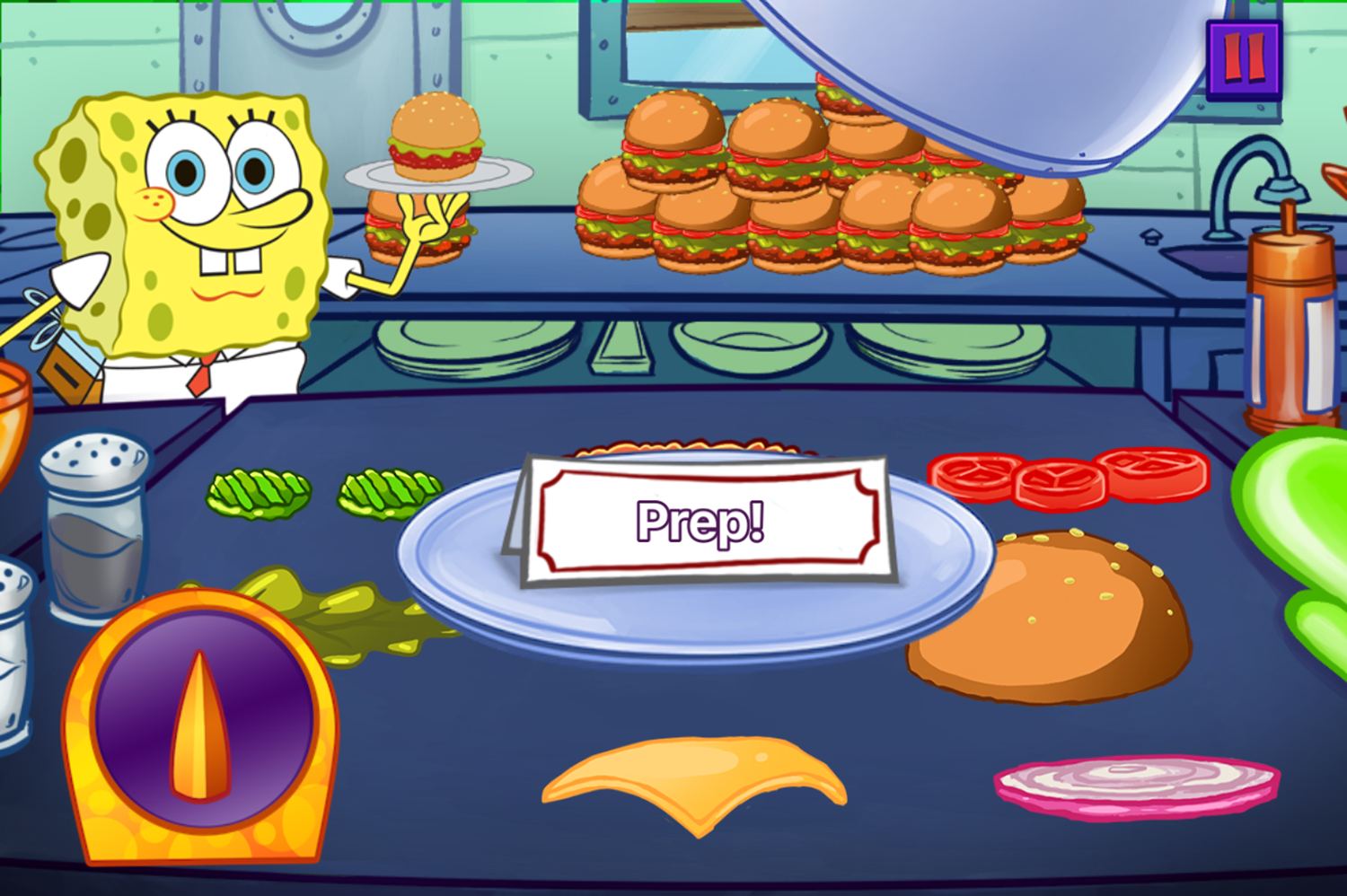 Nick Cooking Contest Game Prepare Food Screenshot.