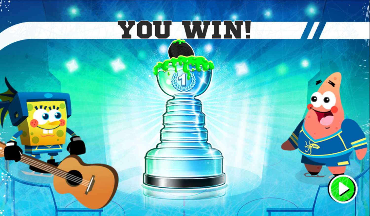 Nick Hockey Stars Tournament Beat Screenshot.