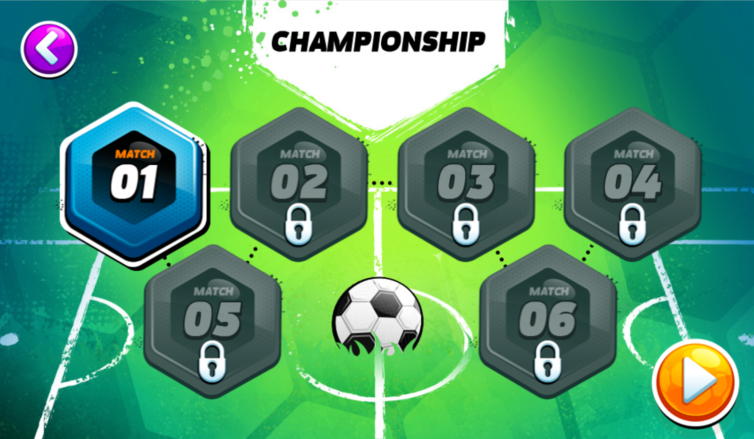 Nick Soccer Stars 2 Game Championship Mode Screenshot.