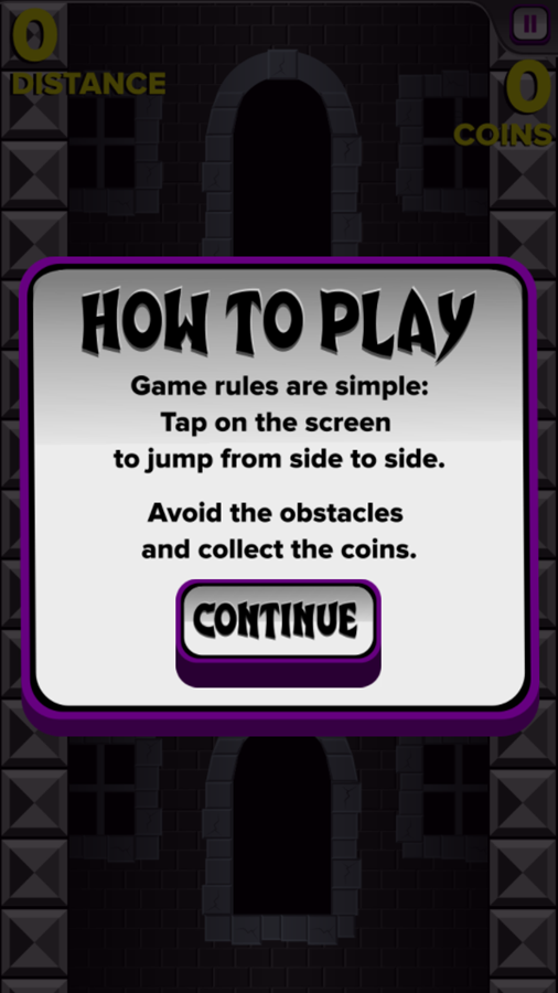 Ninja Gravity Game How To Play Screenshot.