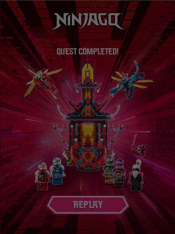 Ninjago Keytana Quest Completed Screenshot.