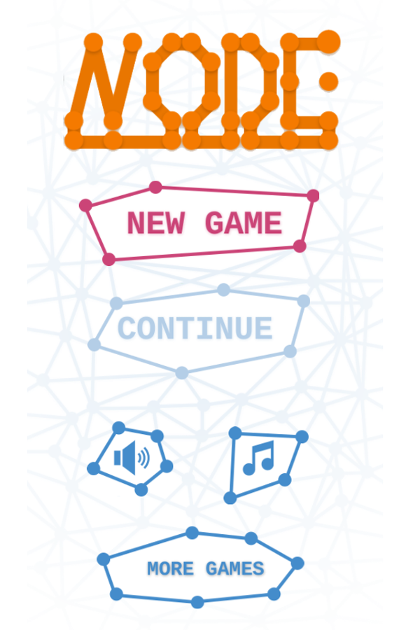 Node Game Welcome Screenshot.