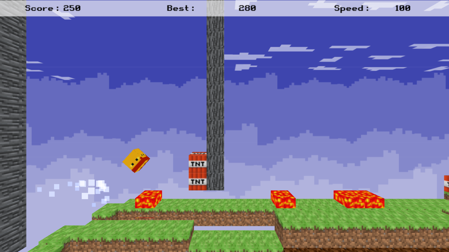 Nubic Jumper Game Play Screenshot.