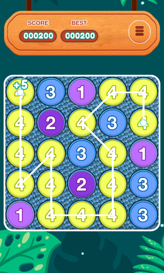 Number Connect Game Play Screenshot.