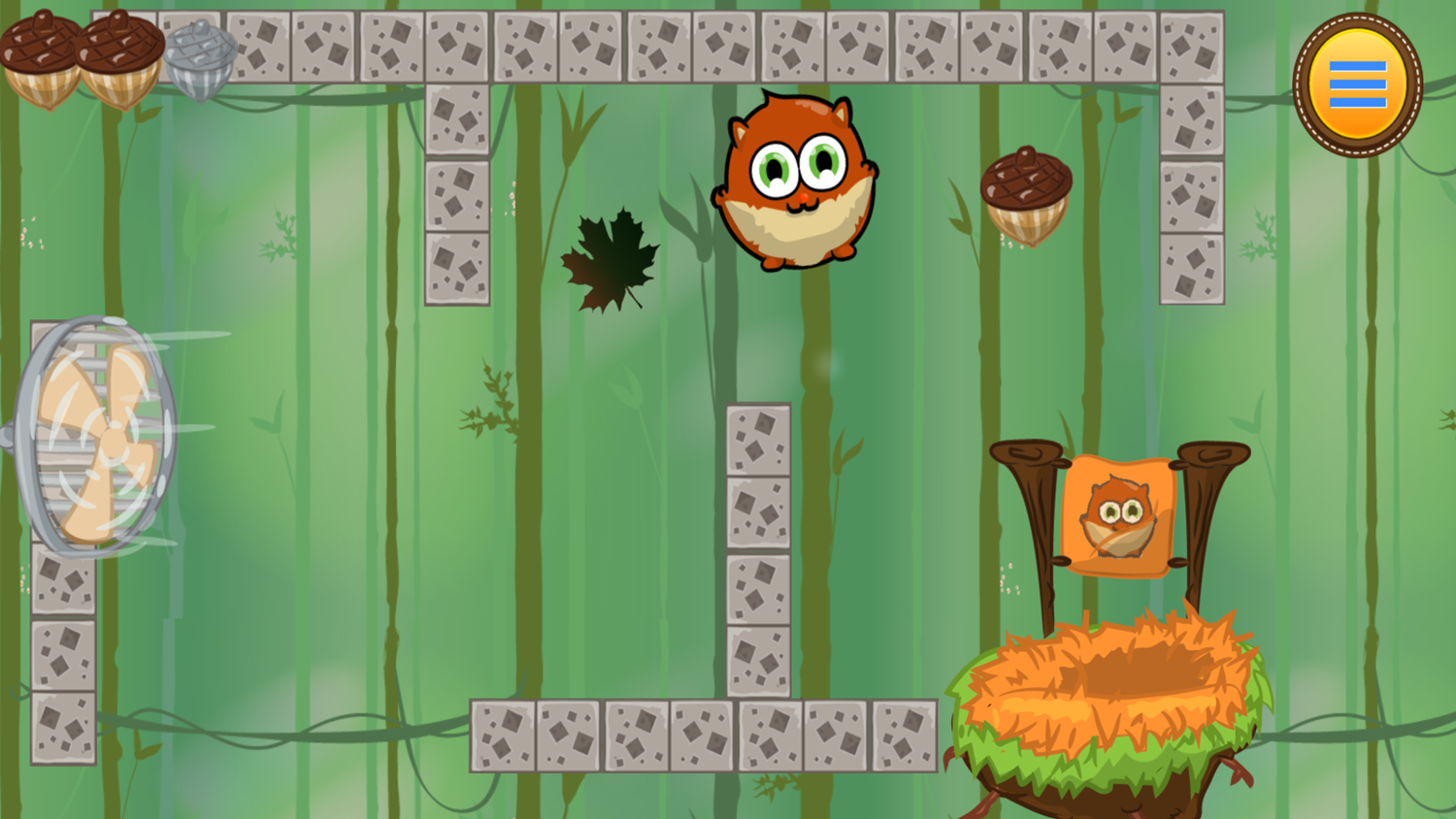 Nuts for Winter Game Screenshot.