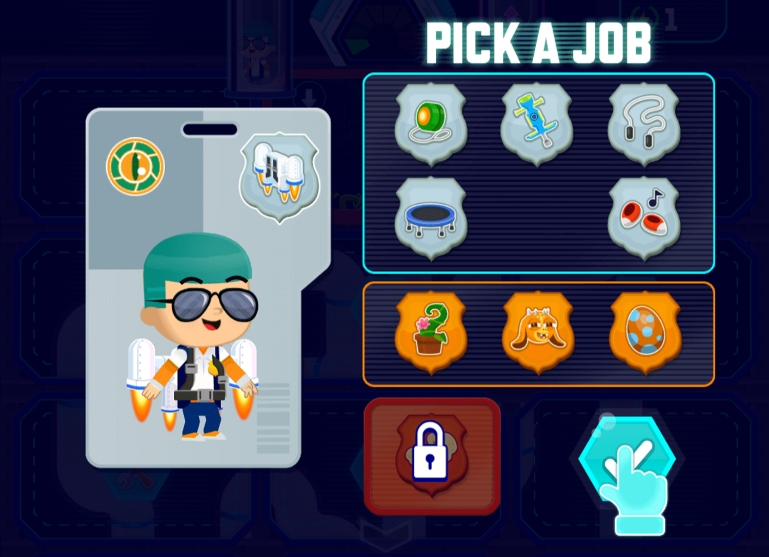 Odd Squad Build a Squad ​Game Pick a Job Screenshot.