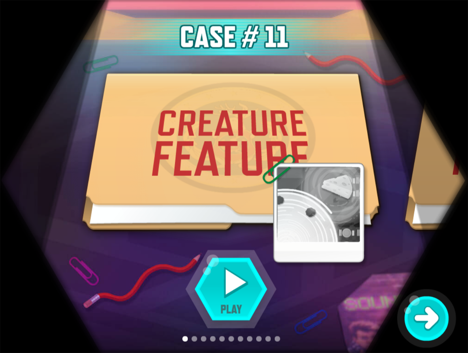 Odd Squad Cases 
 Game Stage Select Screenshot.