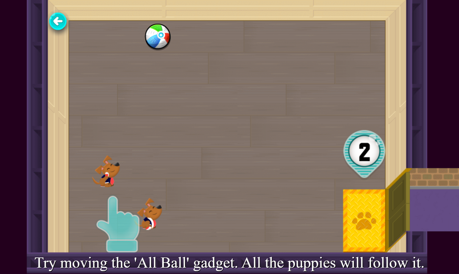 Odd Squad Puppy Quest Game How To Play Screenshot.