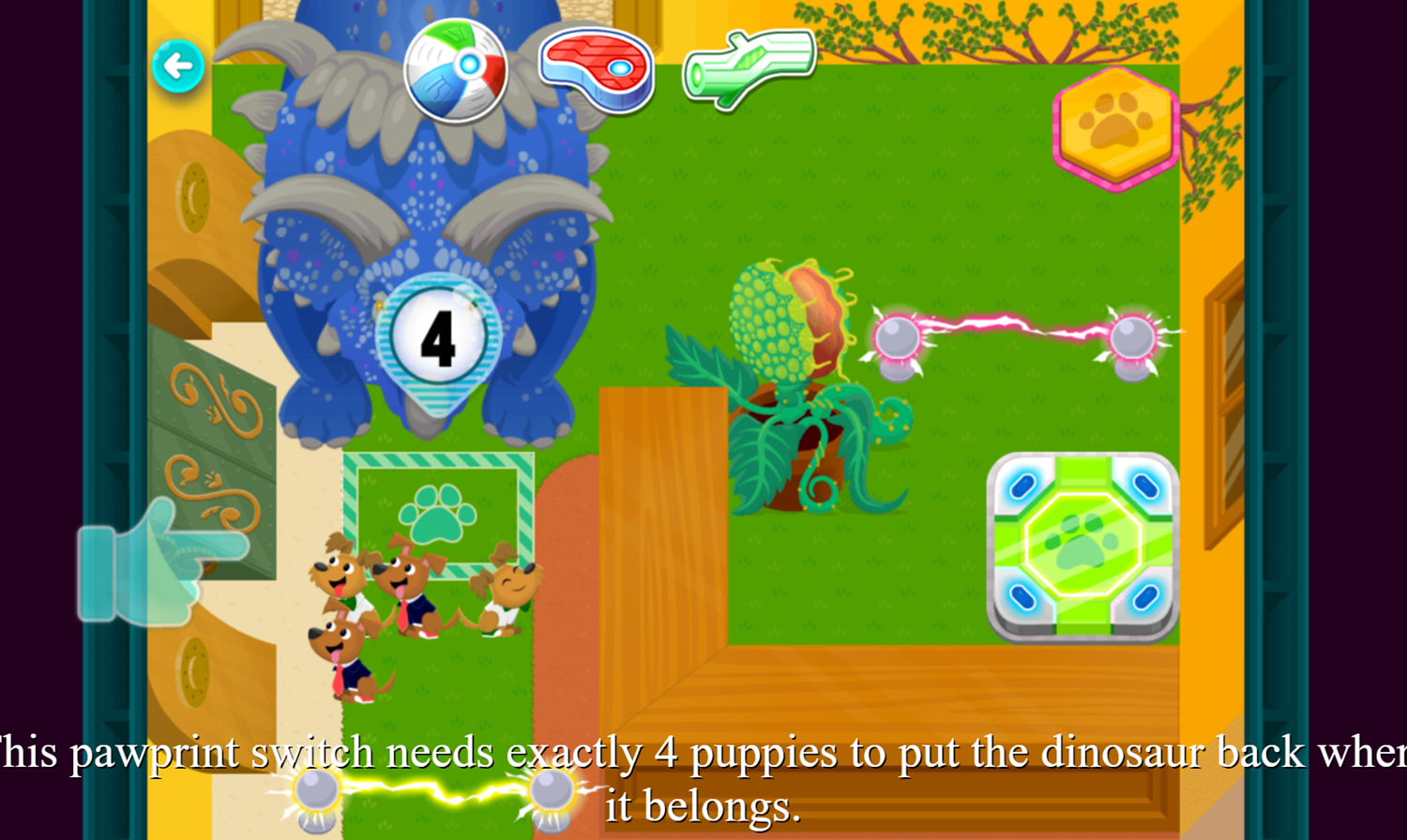 Odd Squad Puppy Quest Game Last Stage Screenshot.