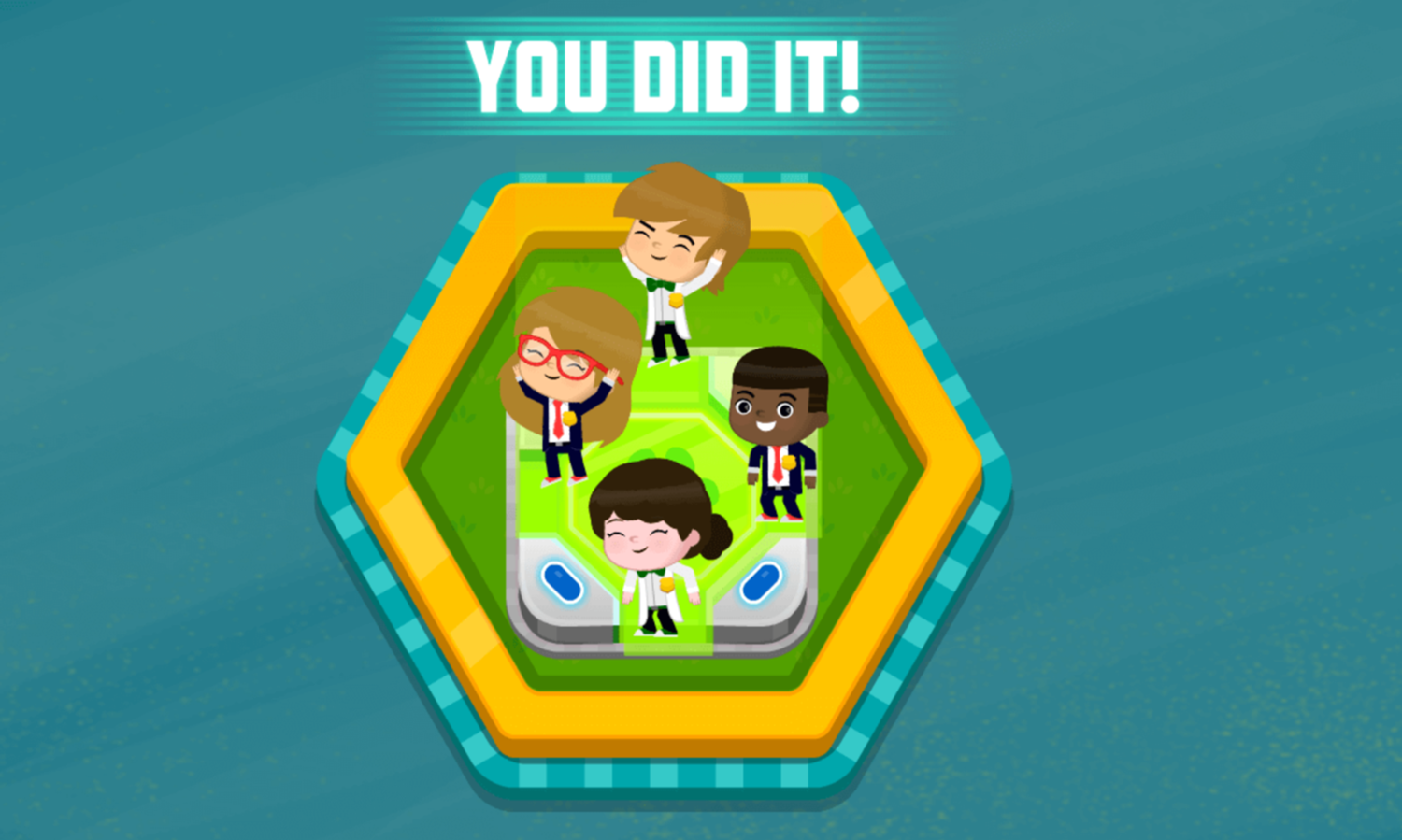 Odd Squad Puppy Quest Game Level Complete Screenshot.