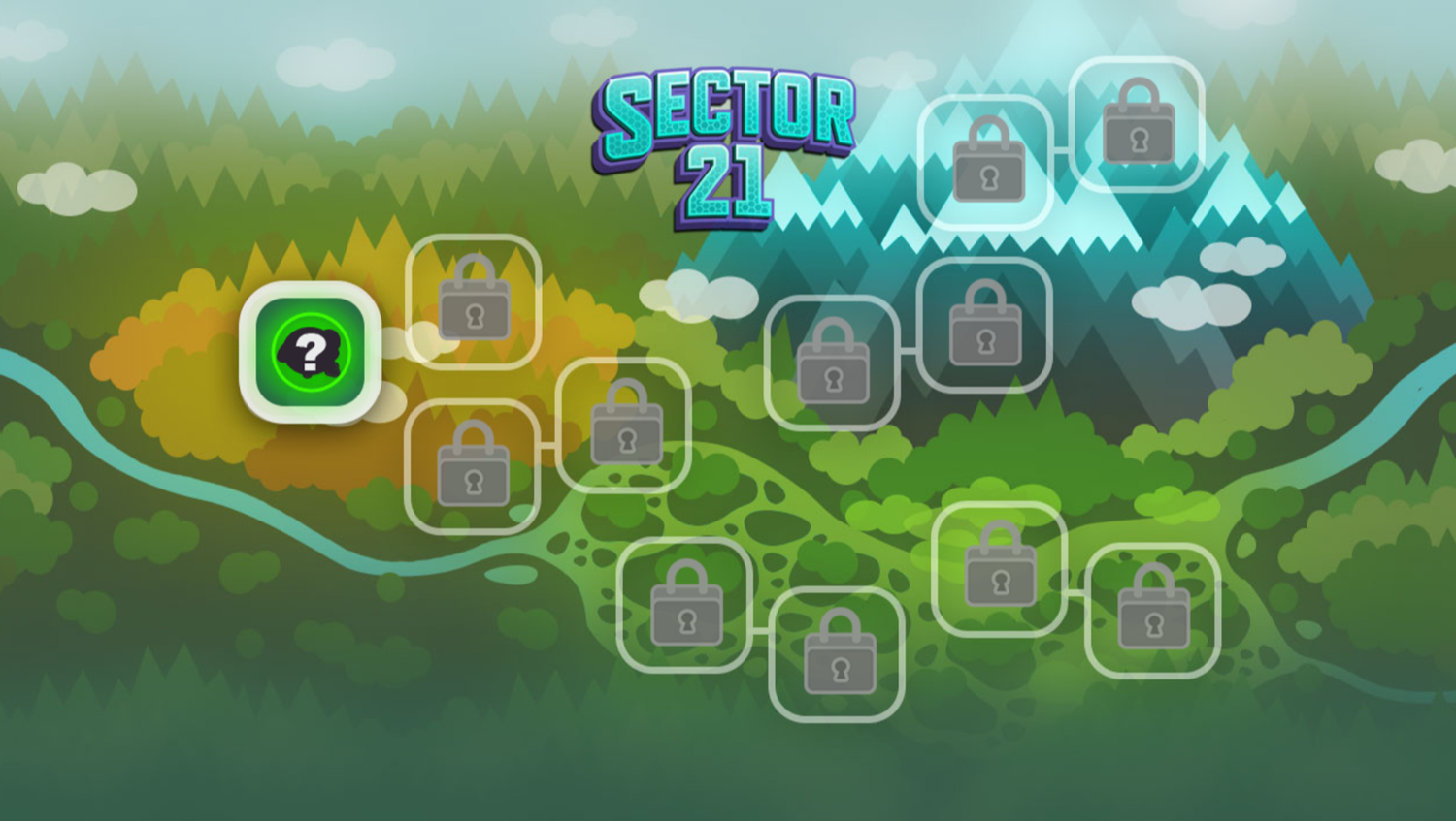 Odd Squad Sector 21 Game Stage Select Screenshot.